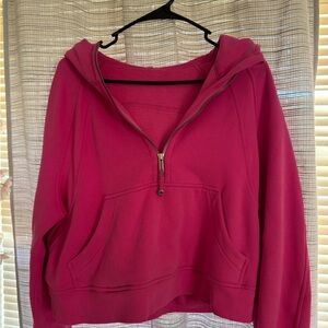 Lululemon Athletica Fuchsia Half-Zip Hoodie